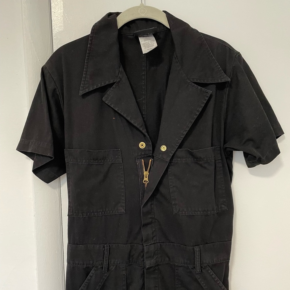Big Bud Press short sleeve jumpsuit M Black